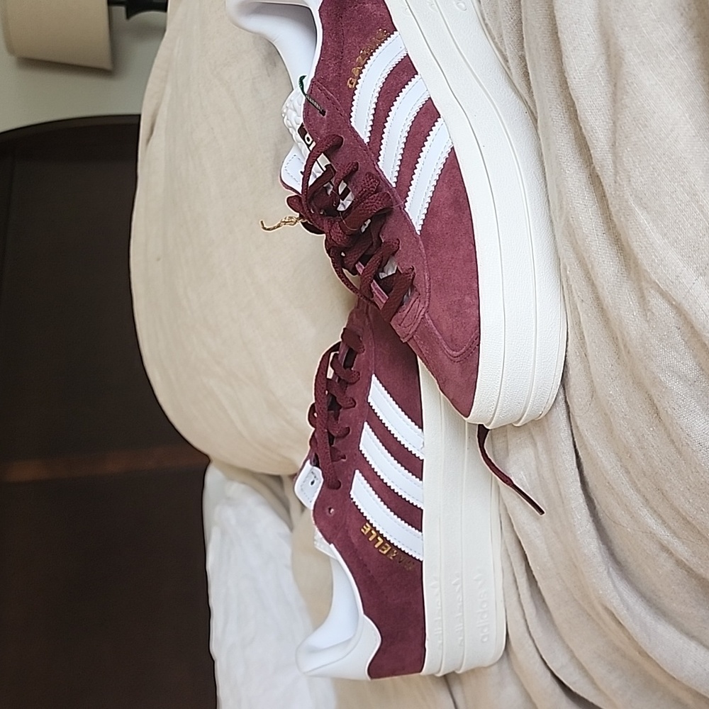 Adidas Gazelle Bold Shadow Red 6.5 Women's